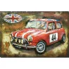 CADRE METAL AUSTIN MINI UNION JACK 80X12