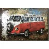 CADRE METAL COMBI ROUGE 80X120CM