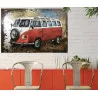 CADRE METAL COMBI ROUGE 80X120CM