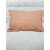 COUSSIN AVEC FRANGES ZEBRIS MARRON 40x60cm