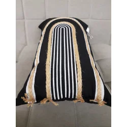 COUSSIN MILAZZO NOIR 30x50cm
