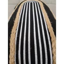 COUSSIN MILAZZO NOIR 30x50cm