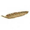 VIDE POCHE FEUILLE DORE 41X10X3CM