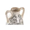 VASE OREILLES FLEURS BLANC ROMANTIQUE GR