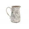 PICHET FLEURS BLANC ROMANTIQUE GRES 17X1