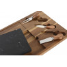 PLANCHE FROMAGE ACACIA 36X27X2 + ACCESSO
