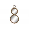 DOUBLE MIROIR ROTIN 41X2X83 NATUREL