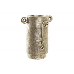 VASE VISAGE DORE NAIF 29X19,5X36