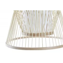 PLAFONNIER LEONIE BAMBOU NATUREL 33X33X3