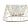 PLAFONNIER LEONIE BAMBOU NATUREL 33X33X3
