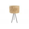 LAMPE RAFIA TREPIED 30X30X51