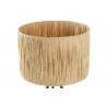 LAMPE RAFIA TREPIED 30X30X51
