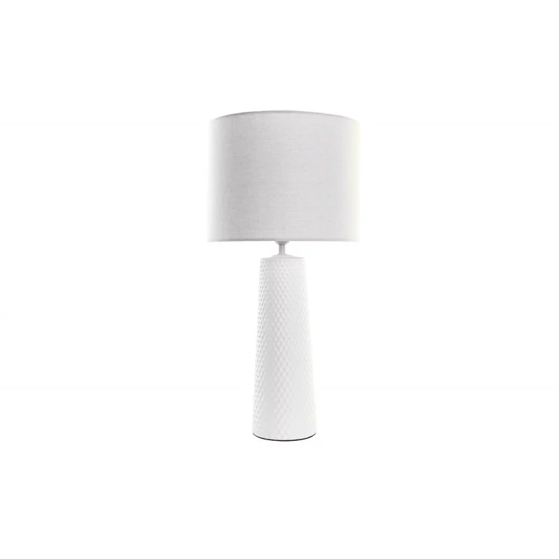 LAMPE NID D'ABEILLE BLANC 30X30X60 PORCE