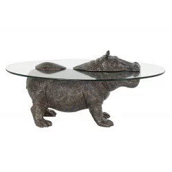 TABLE HIPPOPOTAME 80X50X37CM