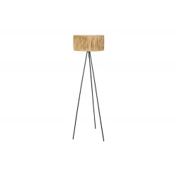 LAMPADAIRE TREPIED RAFIA 56X46X140 METAL