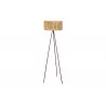 LAMPADAIRE TREPIED RAFIA 56X46X140 METAL
