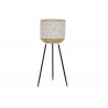 PORTE POT GRAPHIQUE METAL 31X31X86 BICOL