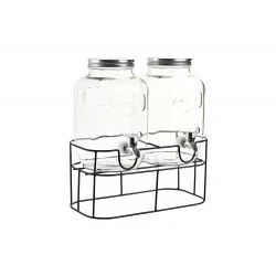 DOUBLE DISTRIBUTEUR DE BOISSON 39,7X22X3