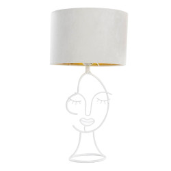 LAMPE FILAIRE VISAGE BLANC 24X24X45 ABAT