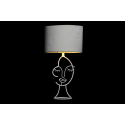 LAMPE FILAIRE VISAGE BLANC 24X24X45 ABAT