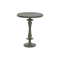 PETITE TABLE ALUMINIUM VERT MENTHE 40X40