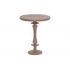 PETITE TABLE ROSE MAT ALUMINIUM 40X40X5