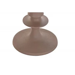 PETITE TABLE ROSE MAT ALUMINIUM 40X40X5