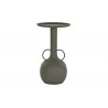 PETITE TABLE KAKI MAT FORME VASE ALUMINI