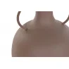 PETITE TABLE ROSE MAT FORME VASE ALUMINI