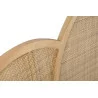 TÊTE DE LIT CANNAGE RONDS ROTIN NATUREL BOIS PAULOWNIA 160x3x130cm
