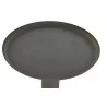PETITE TABLE D'APPOINT ALUMINIUM KAKI MAT FORME VASE D35xH62cm