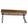 PLAFONNIER CALANDRE OVALE 4 LUMIÈRES MANGUIER 80x24x28cm PLAFONNIER CALANDRE OVALE 4 LUMIÈRES MANGUIER 80x24x28cm