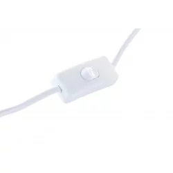 LAMPE NID D'ABEILLE BLANC PORCELAINE D30xH60cm