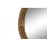 DOUBLE MIROIR ROTIN NATUREL 41x2x83cm
