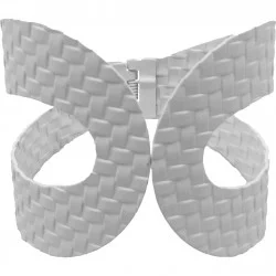 EMBRASSE MANCHETTE ORIENT BLANC MAT
