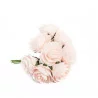 BOUQUET DE 8 ROSES MOUSSES ROSE 8CM SUR