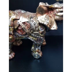 ÉLÉPHANT STEAMPUNK 22.5x12.5x19cm