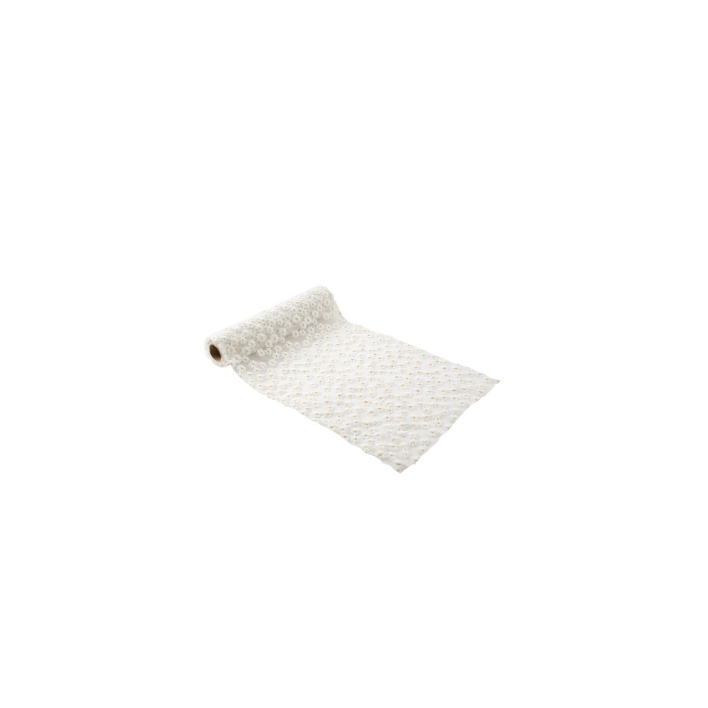 Chemin de Table le Daisy Fleuri Voile Br