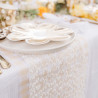 Chemin de Table le Daisy Fleuri Voile Br