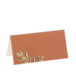 MARQUE-PLACES X10 JOLIS BRINS TERRACOTTA