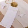 CONFETTIS X100 JOLIS BRINS BLANCS ET OR