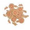 CONFETTIS X100 JOLIS BRINS TERRACOTTA ET