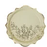 ASSIETTES X8 JOLIS BRINS VERT SAUGE ET O
