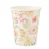 GOBELETS X8 DAHLIA BLANCS ET COULEURS PASTEL