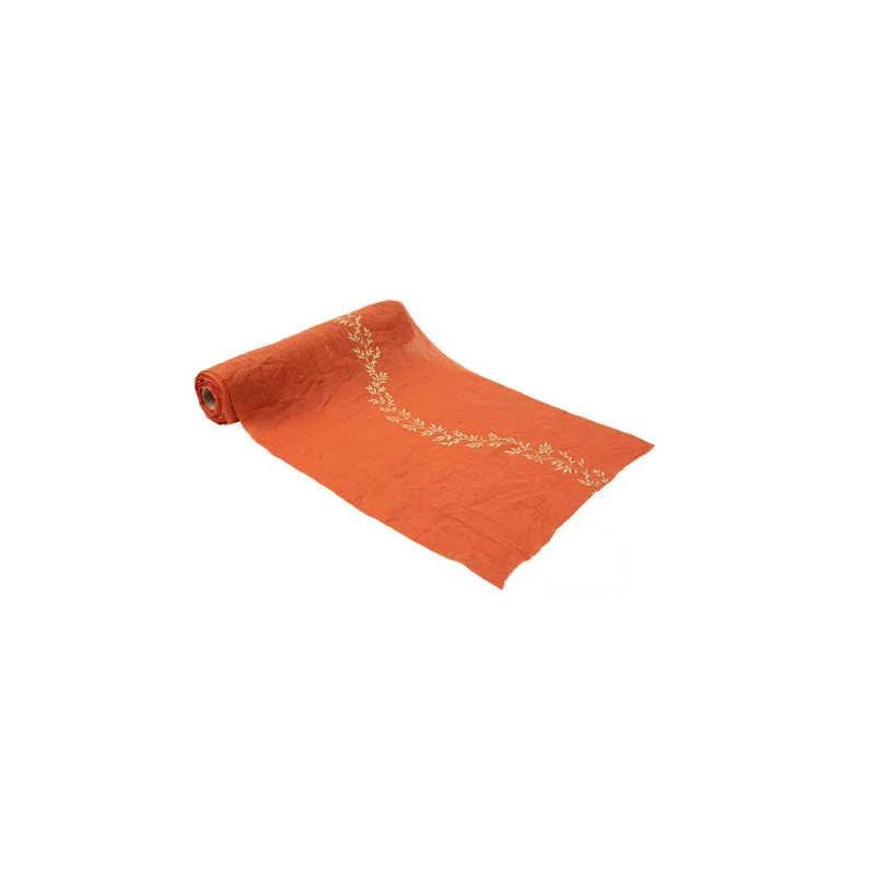 CHEMIN TABLE JOLIS BRINS MOUSSELINE TERR