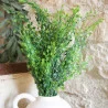 BOUQUET DE MINI FEUILLES VERTES 55CM