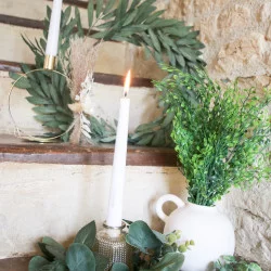 BOUQUET DE MINI FEUILLES VERTES 55CM