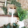 BOUQUET DE MINI FEUILLES VERTES 55CM