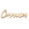 DECO EN BOIS X12 COMMUNION 5X2CM