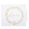 LIVRE D'OR JOLIS BRINS BLANC ET OR 22X 1